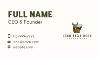 Arkansas White Tailed Deer Business Card Design