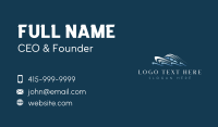 Yacht Boat Travel Business Card