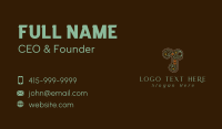 Letter J Business Card example 2
