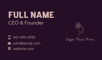 Organic Flower Beauty Woman  Business Card