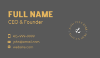 Elegant Firm Letter  Business Card