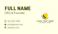 Sunshine Plant Seedling Business Card Design