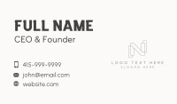Notary Legal Advice Firm Business Card