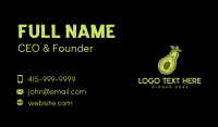 Organic Avocado Grocery Business Card