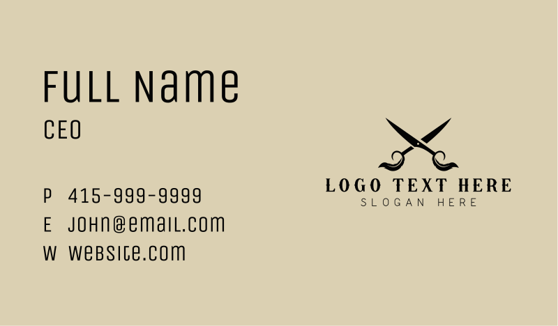 Shave Business Card example 3
