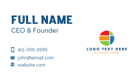 Colored Business Card example 1