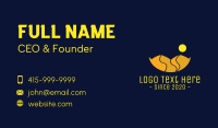 Orange Orange Business Card example 3