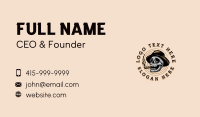 Skull Smoking Tobacco Business Card Design