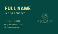 Pine Trees Lumberjack Business Card Design