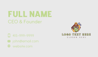 Wood Lumberjack  Axe Business Card Design