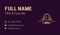 Royalty Monarch Crown Business Card Design