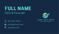 Investment Stocks Arrow Business Card