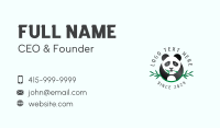 Panda Bear Animal Business Card Design