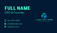 Cube Tech Software Business Card Design