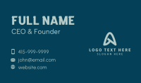 Generic Firm Letter A Business Card