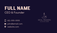 Candle Lighting Spa Business Card Image Preview