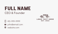 Fast Off Road Car Business Card Design