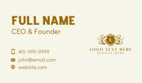 Lion Crest Royalty Business Card