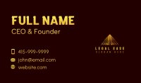 Premium Pyramid Marketing Business Card Design