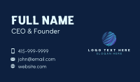 Globe Business Card example 2
