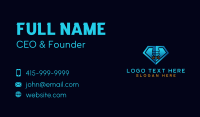 Diamond Laser Engraving Business Card Design