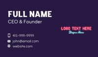 Classic Business Card example 2