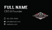 Carpentry Hammer Construction Business Card