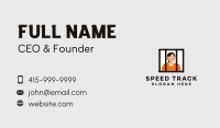 Female Inmate Jail Prison Business Card