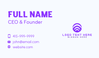 Curve Business Card example 3