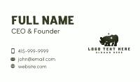 Rhinoceros Wildlife Animal Business Card