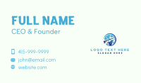 Pressure Wash Water Wave Business Card