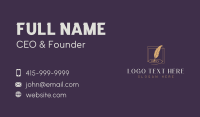 Quill Business Card example 4