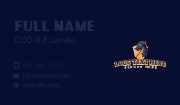 Dragon Shield Mascot Business Card Design