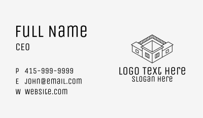 House Architecture Business Card Image Preview