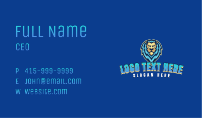 Lion Esports Gaming Business Card