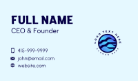 Consultant Business Wave Business Card