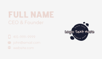 Graffiti Ink Splatter Wordmark Business Card