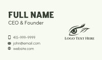 Cosmetic Eye Makeup Business Card