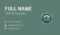 Mountain Farm Field Business Card