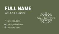 Craft Yarn Needle Business Card Design