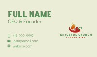 Flaming Spicy Chili  Business Card