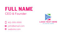Polygon Game Shape Business Card