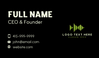 Music Streaming Frequency Business Card