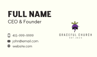 Radish Farm Mascot  Business Card