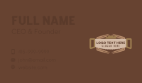Stump Business Card example 4