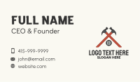 Red Hammer House Business Card