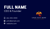 Phoenix Flame Bird Business Card