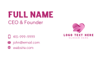 Heart Caregiver Charity Business Card