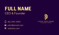 Hair Lady Salon Business Card Design