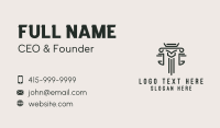 Legal Business Card example 4